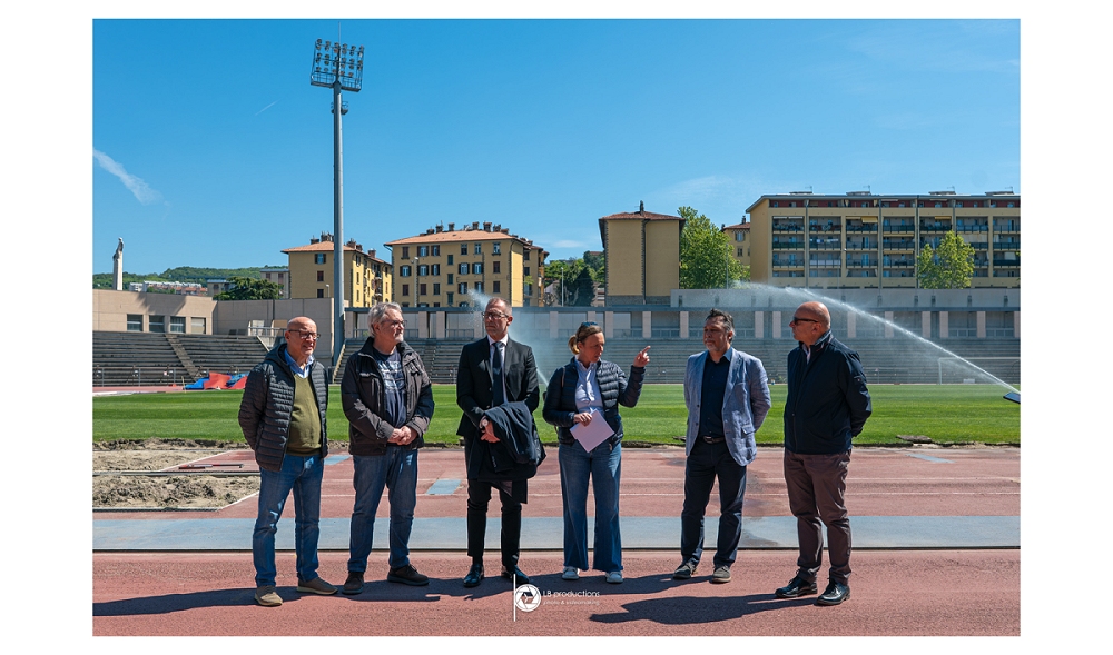 STADIO GREZAR: PRESENTATO DALL’ASSESSORE LODI L’INTERVENTO DI RESTYLING DELLA PISTA DI ATLETICA