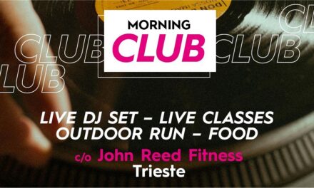 Il “Morning Club” debutta a Trieste: la palestra John Reed Fitness ospita il nuovo format che unisce musica, benessere e socialità