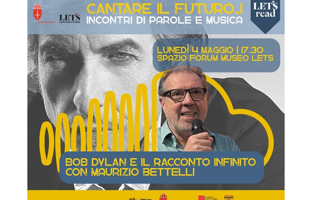 “CANTARE IL FUTURO. INCONTRI DI PAROLE E MUSICA”: IN PROGRAMMA LUNEDÌ 4, MARTEDÌ 12 E 19 MAGGIO ALLE ORE 17.30 NELLO SPAZIO DEL MUSEO LETS