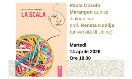 Paola Cosolo Marangon presenta all’Antico Caffè San Marco il suo libro “La scala” (Orto della Cultura)