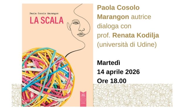 Paola Cosolo Marangon presenta all’Antico Caffè San Marco il suo libro “La scala” (Orto della Cultura)