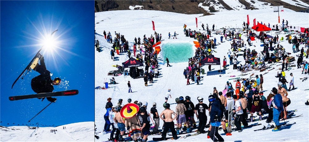 Il 25 aprile al Mottolino Atomic ha riunito oltre 400 appassionati tra freeski, test prodotto e la presenza di Chris Benchetler