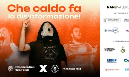 IL FESTIVAL NANOVALBRUNA SBARCA A TRICESIMO CON “CHE CALDO FA LA DISINFORMAZIONE!”, UN EVENTO PER PARLARE DI AMBIENTE E FAKE NEWS IN PROGRAMMA IL 1° MAGGIO AL TEATRO GARZONI