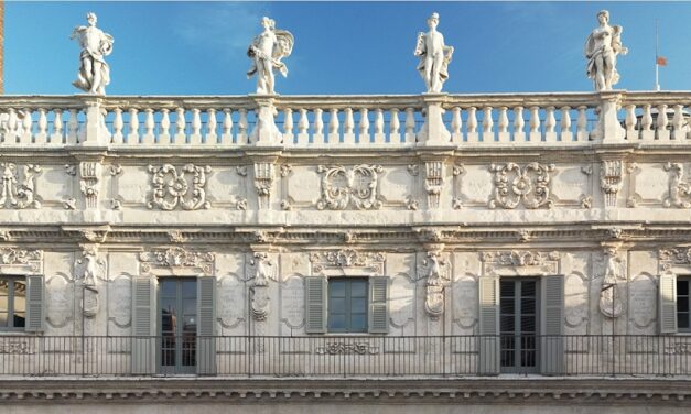 IL MONASTERO di Palazzo Maffei a Verona: restaurato e recuperato un ambiente storico adiacente il palazzo, nuovo spazio polifunzionale del Museo