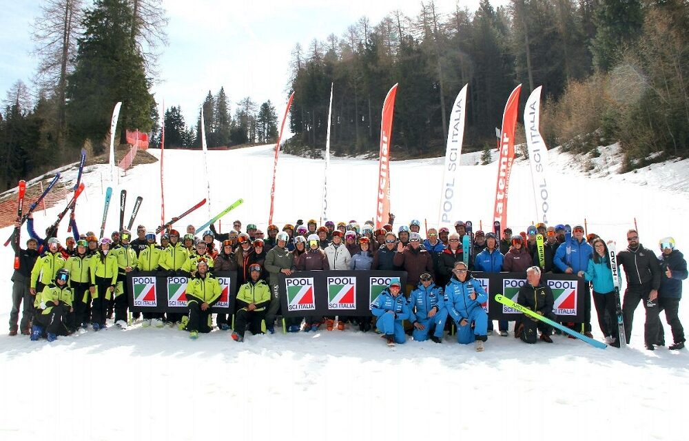 A PAMPEAGO SI CHIUDE LA STAGIONE DEL POOL SCI ITALIA, 25 ANNI DI TEST E INNOVAZIONE AL SERVIZIO DELLO SCI