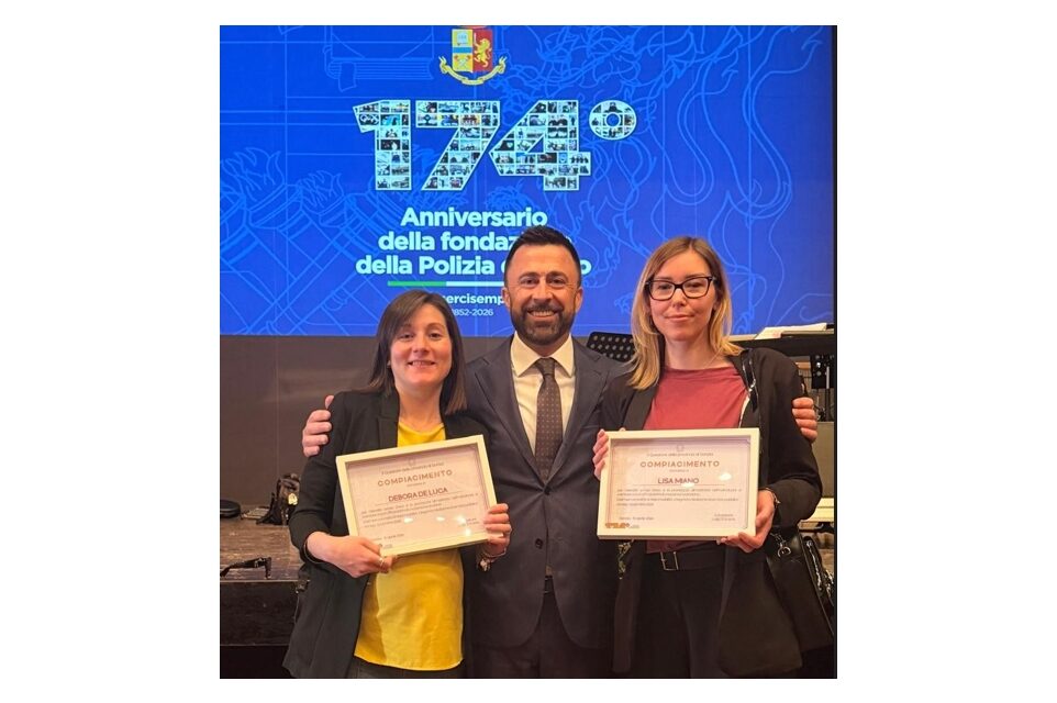 POSTE ITALIANE: premiate dal Questore di Gorizia due dipendenti di Poste Italiane