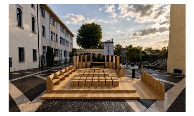 IL PADIGLIONE SONORO “ARENA MUSICÆ” NEL CORTILE DI PALAZZO RAGAZZONI PER UNA SERIE DI CONCERTI SERALI IN ATTESA DEL CONCORSO PIANISTICO INTERNAZIONALE PIANOFVG