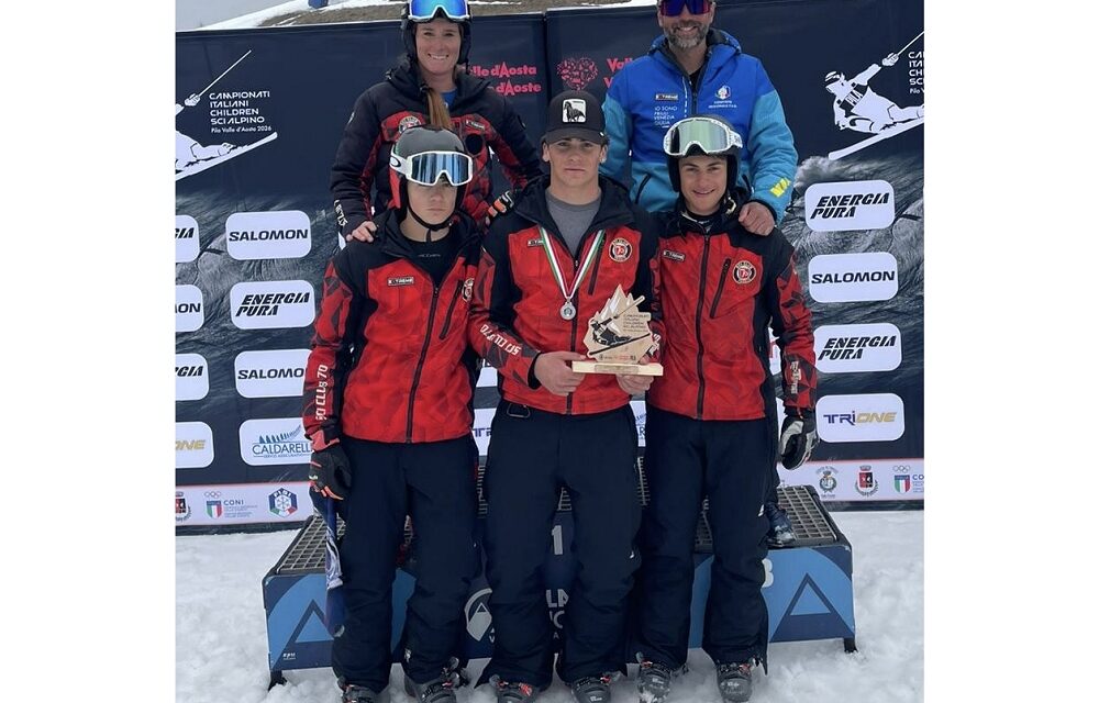 Sci alpino: ai campionati italiani CHILDREN di Pila (AO) gli atleti del “70” in evidenza