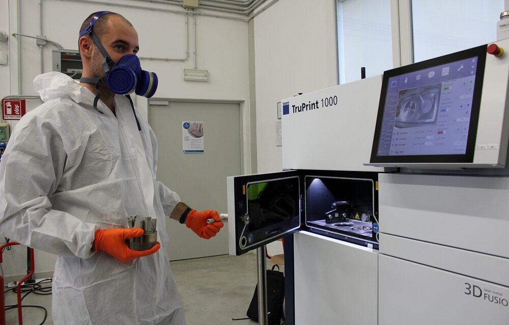 TEC4I FVG realizza in stampa 3D un componente metallico per motori navali