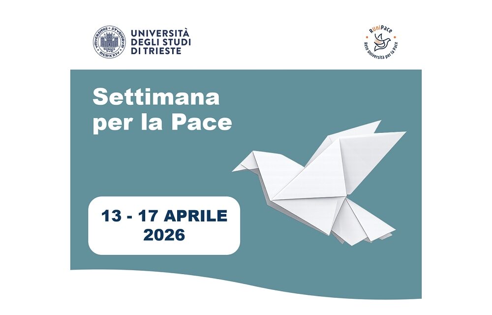 Settimana per la Pace: l’Università di Trieste propone un ciclo di lezioni aperte alla città