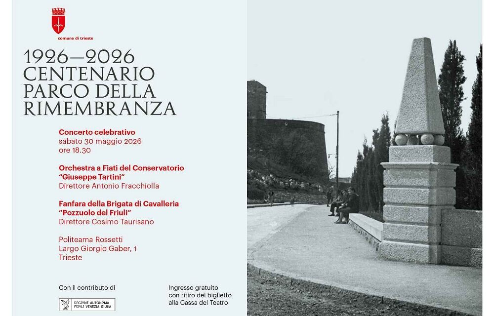 1926 – 2026 Concerto per il Centenario del Parco della Rimembranza