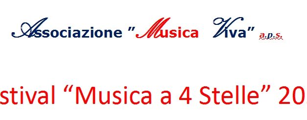 Festival “Musica a 4 Stelle”: al via la 43ª edizione