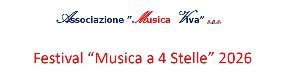 Festival “Musica a 4 Stelle”: al via la 43ª edizione