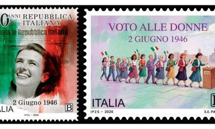 POSTE ITALIANE: due francobolli in calendario martedì 2 giugno, 80° anniversario della Repubblica e Voto alle donne