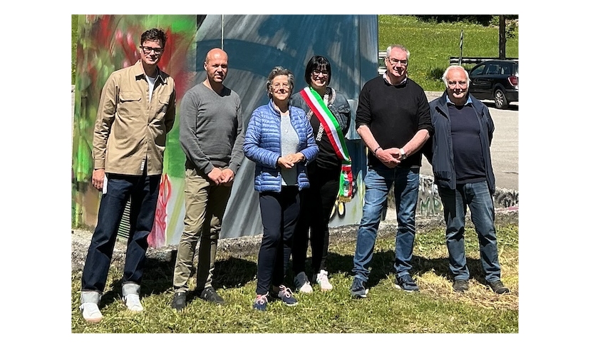 PNRR, Arte e Scuola per la Rigenerazione Urbana: ad Ampezzo si inaugura il Murales “Cuers” dell’artista Roberto “Obi” Candotti