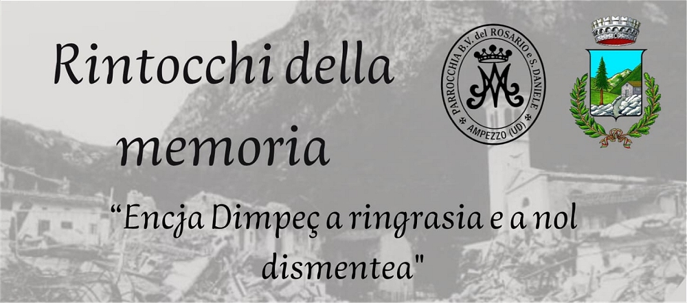 Rintocchi della memoria: il Comune di Ampezzo ricorda il terremoto del Friuli