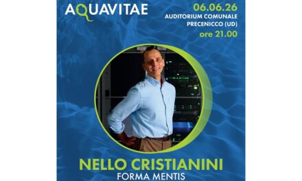 Nello Cristianini a Precenicco presenta il suo nuovo libro “Forma Mentis. La corsa per decifrare i pensieri delle macchine”