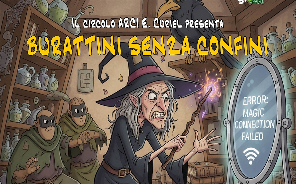 BURATTINI SENZA CONFINI 2026: il circolo ARCI E. Curiel di San Canzian d’isonzo presenta l’appuntamento annuale con lo spettacolo di burattini inserito nella programmazione di SancaBùk 2026