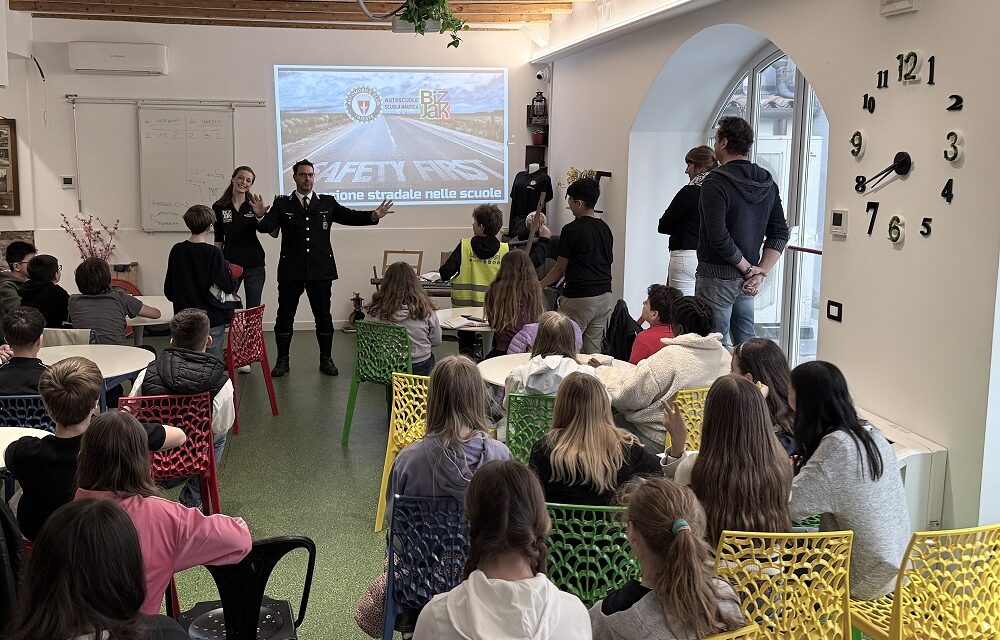 SI E’ TENUTO PRESSO L’AUTOSCUOLA BIZJAK IL PRIMO INCONTRO DELLA QUARTA EDIZIONE DEL PROGETTO DI EDUCAZIONE STRADALE RIVOLTO ALLE SCUOLE TRIESTINE