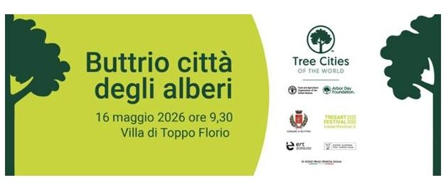 TREEART: BUTTRIO NELLA RETE FAO DELLE “TREE CITIES OF THE WORLD”