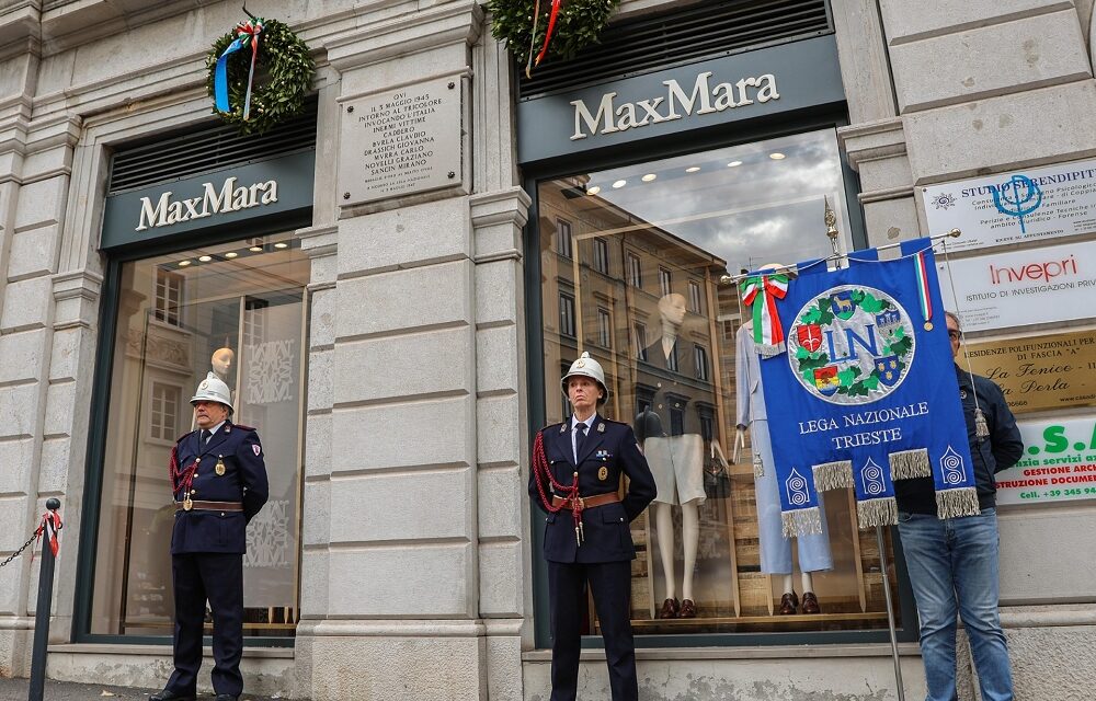 CELEBRATA IN VIA IMBRIANI LA COMMEMORAZIONE DEI CADUTI DEL 5 MAGGIO 1945
