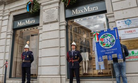 CELEBRATA IN VIA IMBRIANI LA COMMEMORAZIONE DEI CADUTI DEL 5 MAGGIO 1945