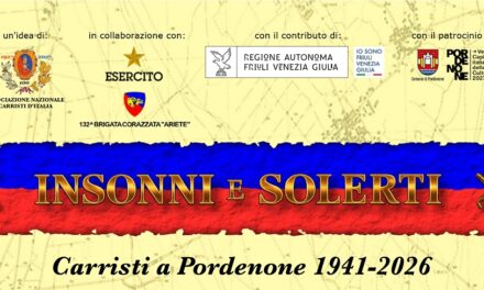 “Insonni e Solerti – Carristi a Pordenone 1941-2026” Mostra Storico-Documentaria in vista del 100° Anniversario di costituzione della specialità Carristi