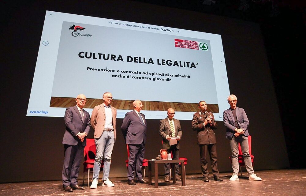 ARMA DEI CARABINIERI E DESPAR NORD INSIEME PER PROMUOVERE LA CULTURA DELLA LEGALITÀ TRA I GIOVANI