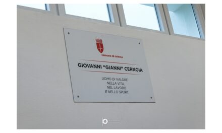 IL COMUNE INTITOLA A GIOVANNI “GIANNI” CERNOIA LA PALESTRA DELLE SCUOLE GIOTTI- STUPARICH