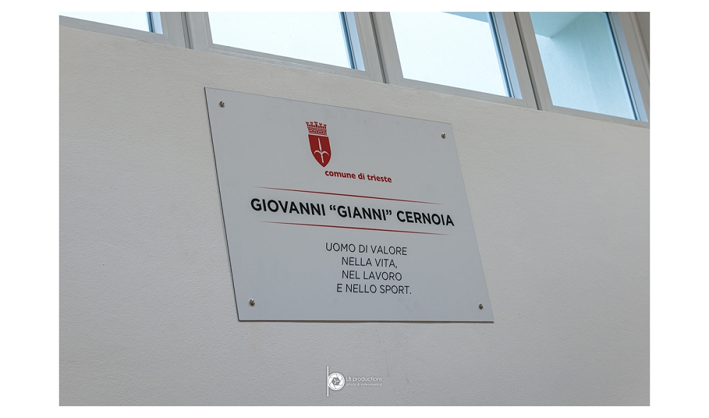 IL COMUNE INTITOLA A GIOVANNI “GIANNI” CERNOIA LA PALESTRA DELLE SCUOLE GIOTTI- STUPARICH