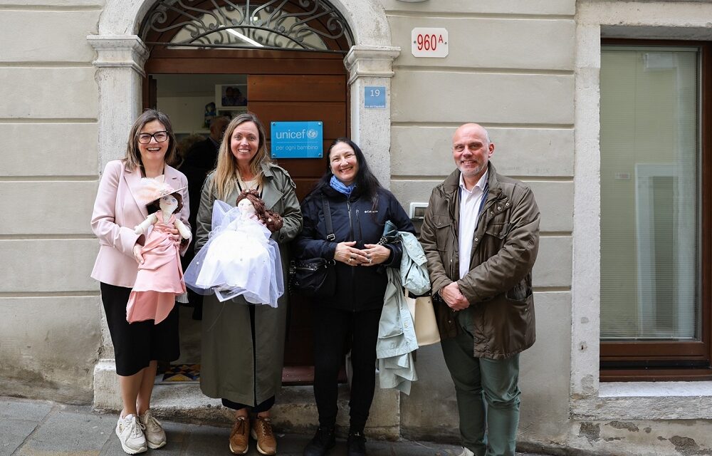 IL COMUNE DI TRIESTE RAFFORZA LE ATTIVITÀ A TUTELA DELL’INFANZIA CON L’ASSEGNAZIONE DI SPAZI PUBBLICI IN VIA DEI CAPITELLI ALL’UNICEF