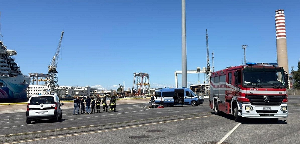 PORTO DI MONFALCONE, SIMULATO ATTACCO TERRORISTICO: SCATTA L’ESERCITAZIONE DI SICUREZZA INTERFORZE MONFALCONE