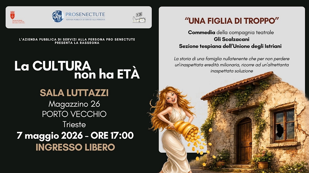 “Una figlia di troppo”: teatro e ironia nella rassegna “La cultura non ha età”