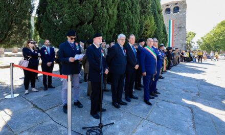 IL SINDACO ROBERTO DIPIAZZA ALLE CERIMONIE PER IL CENTENARIO DEL PARCO DELLA RIMEMBRANZA