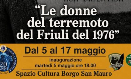 “Le donne del terremoto del Friuli del 1976”: una mostra per ricordare la forza, il coraggio e la rinascita di un popolo