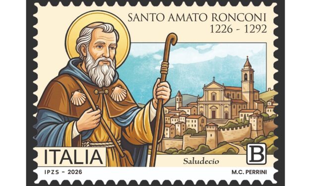 POSTE ITALIANE: emesso oggi francobollo Santo Amato Ronconi