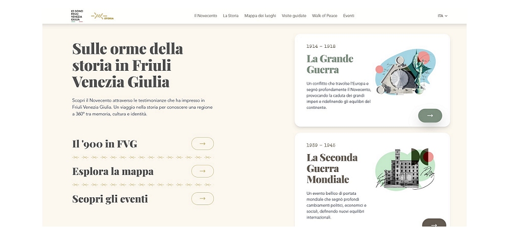 Turismo storico: online il nuovo sito