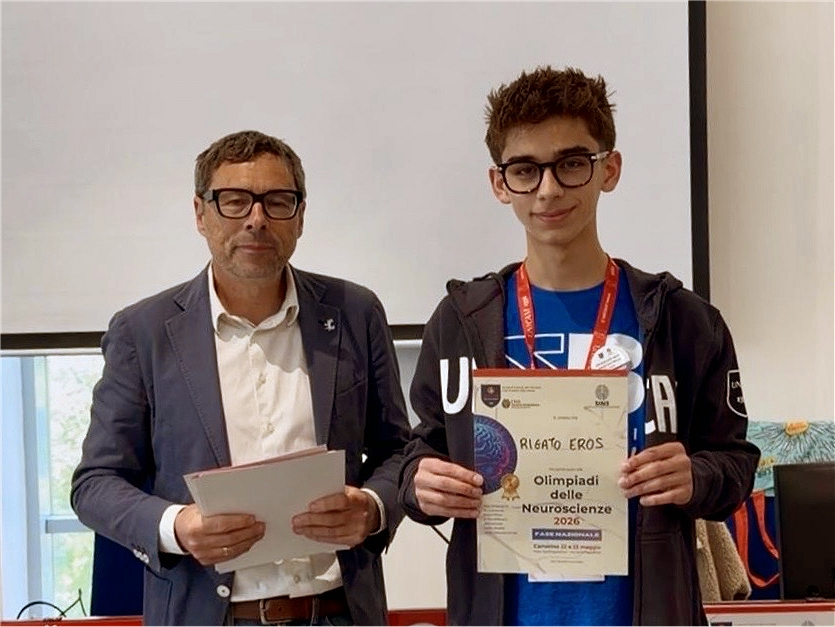 Studente del FVG vince le Olimpiadi italiane delle Neuroscienze