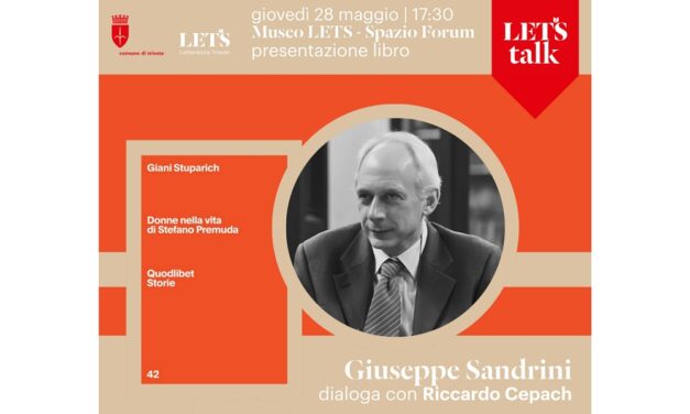 GIOVEDÌ 28 MAGGIO ALLE 17.30 AL MUSEO LETS PRESENTAZIONE DELLA NUOVA EDIZIONE DI “DONNE NELLA VITA DI STEFANO PREMUDA” DI GIANI STUPARICH CON IL CURATORE GIUSEPPE SANDRINI