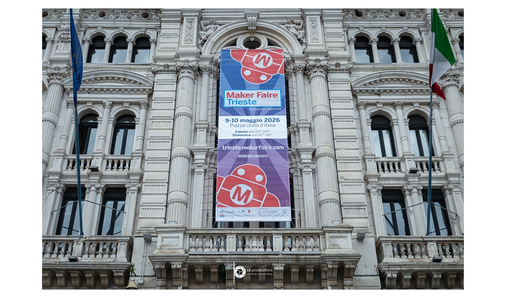 SABATO 9 E DOMENICA 10 MAGGIO IN PIAZZA DELL’UNITÀ D’ITALIA RITORNA “MAKER FAIRE TRIESTE”: DUE GIORNI DI FESTA DELL’INGEGNO, CREATIVITÀ, SCIENZA E TECNOLOGIA