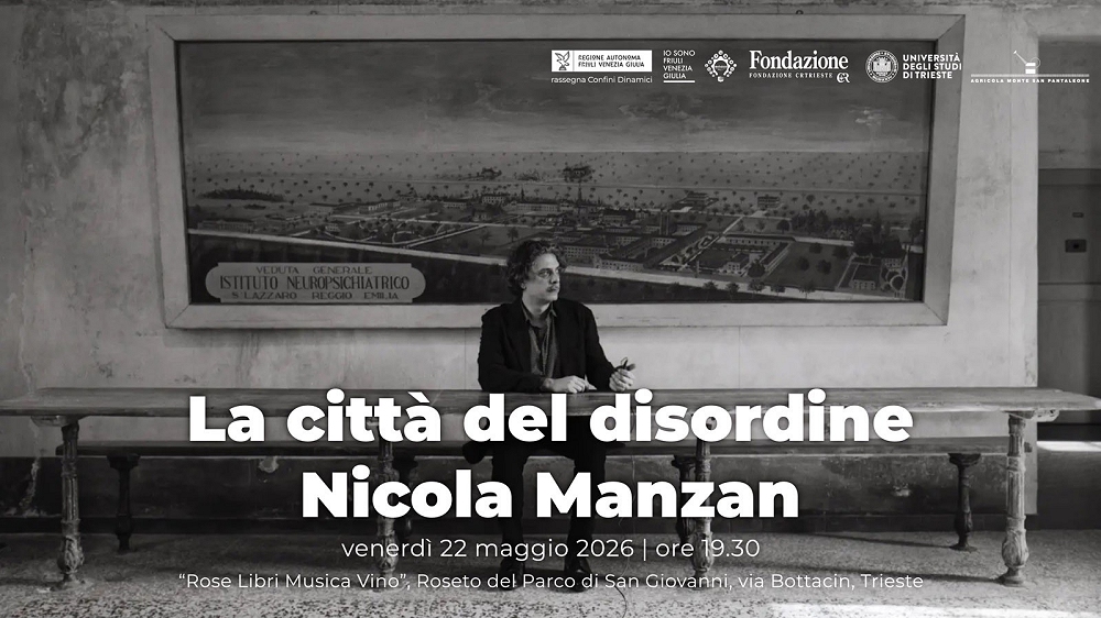 Nicola Manzan presenta “LA CITTÀ DEL DISORDINE. Storie di vita dal Manicomio San Lazzaro” al Parco di San Giovanni