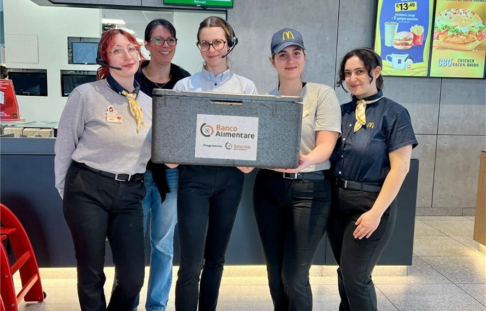 In provincia di Udine McDonald’s e Casa Ronald McDonald Italia ETS insieme a Banco Alimentare del Friuli Venezia Giulia donano 150 pasti caldi a settimana a chi è in difficoltà