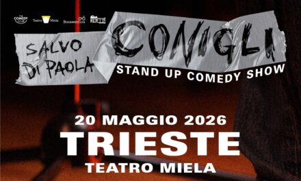STAND UP COMEDIANS: AL TEATRO MIELA DI TRIESTE SALVO DI PAOLA CON CONIGLI