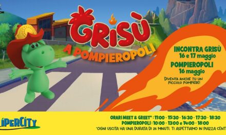 A Padova bambini “pompieri per un giorno” con Pompieropoli e Grisù