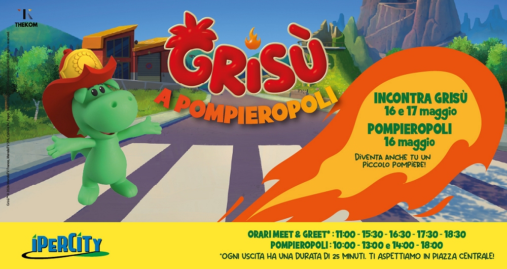 A Padova bambini “pompieri per un giorno” con Pompieropoli e Grisù