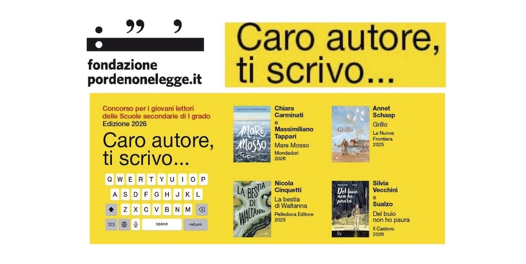 PORDENONELEGGE; ecco i primi 6 nomi della 27ª edizione, protagonisti di “CAROAUTORE” 2026