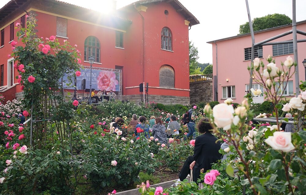 PROSEGUE VENERDÌ 15 MAGGIO NEL ROSETO DEL PARCO DI SAN GIOVANNI A TRIESTE LA XV EDIZIONE DI ROSE LIBRI MUSICA VINO