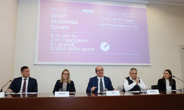 A TRIESTE L’ANTEPRIMA DI SPORT BUSINESS FORUM 2026: DUE GIORNATE DEDICATE ALLO SPORT COME INFRASTRUTTURA CIVILE, EDUCATIVA E COMUNITARIA