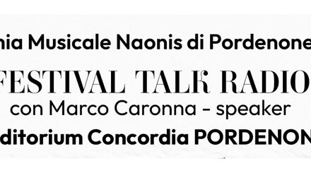 LA MUSICA DI BATTISTI “AL FEMMINILE” APRE IL NUOVO FESTIVAL TALK RADIO DELL’ACCADEMIA MUSICALE NAONIS: NARRAZIONI IN MUSICA, CON GRANDI OSPITI