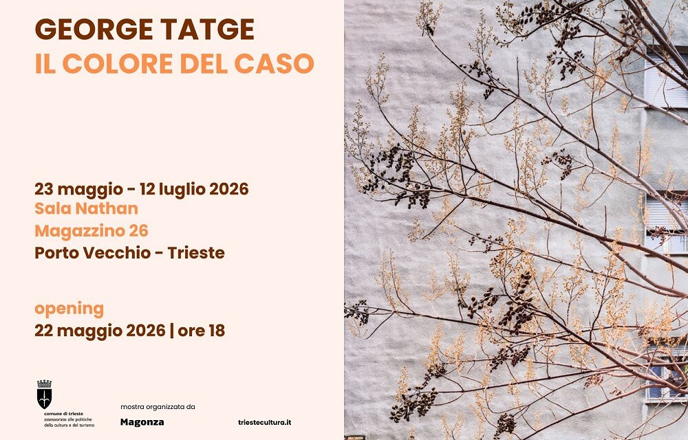 PRESENTATA IN SALA NATHAN LA MOSTRA “IL COLORE DEL CASO” DEL FOTOGRAFO GEORGE TATGE